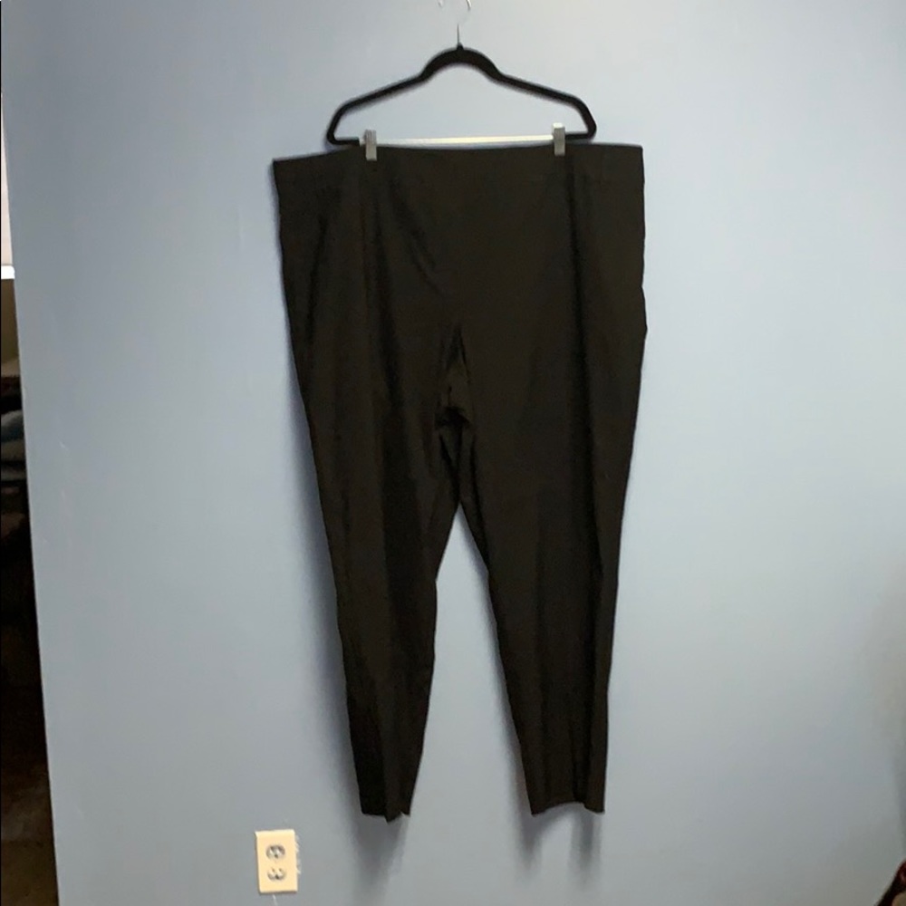 Black pull on dress pant
